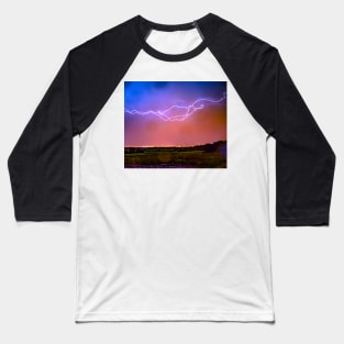 Electrical Storm Baseball T-Shirt